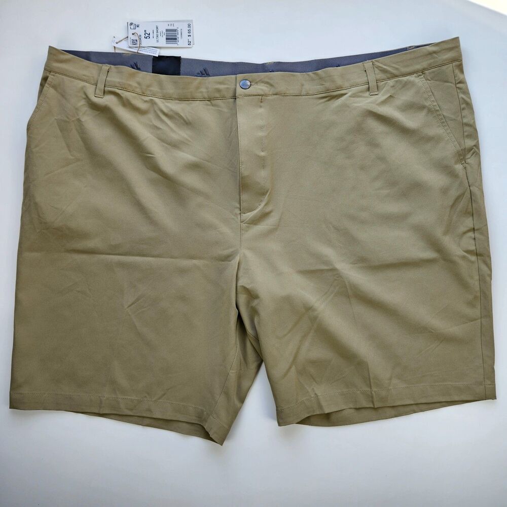 adidas Men's NWT Tan 10" Ultimate365 Golf Shorts 52
